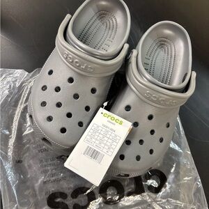 Crocs Unisex Classic Slate Grey Size M7 / W9 Brand New